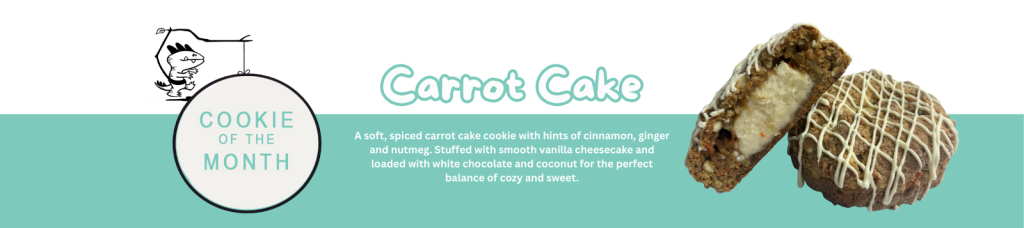 Carrot Cake | CHOMP Cookie Co Cookie of the Month