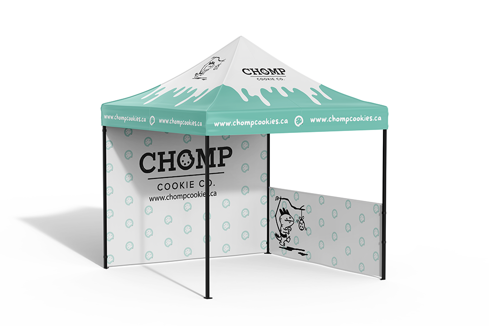 Official CHOMP Cookies Kelowna Event Tent