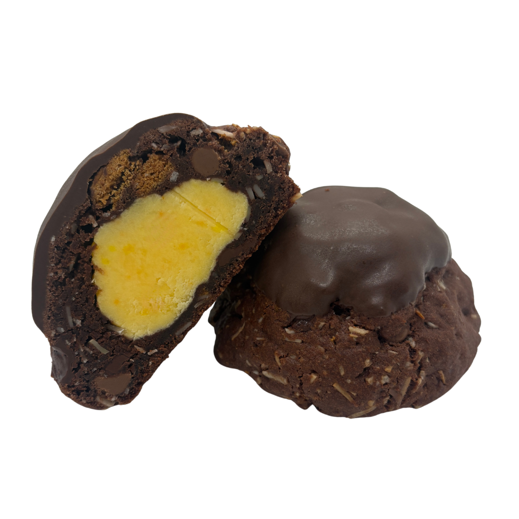 Nanaimo Bar Gourmet Cookie created by the CHOMP Cookie Co in Kelowna, BC!